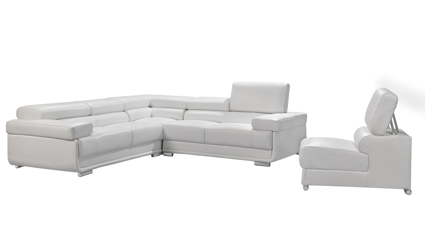 Elegant Corner Sectional L-shape Sofa - Click Image to Close