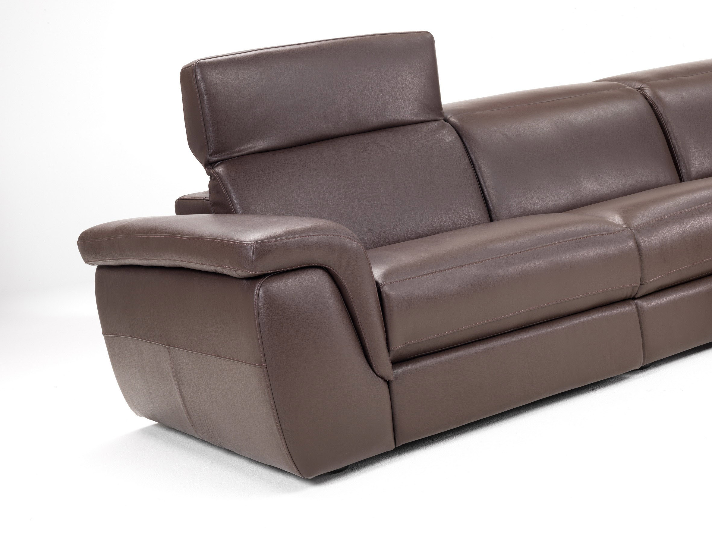 Lounge Style Brown Contemporary Sectionals Set - Click Image to Close