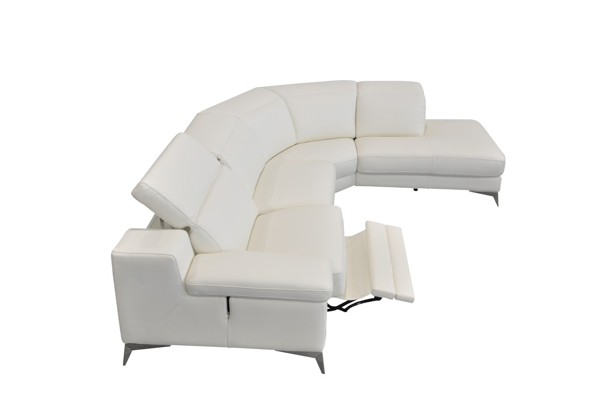 Advanced Adjustable Full Italian Leather Sectionals - Click Image to Close