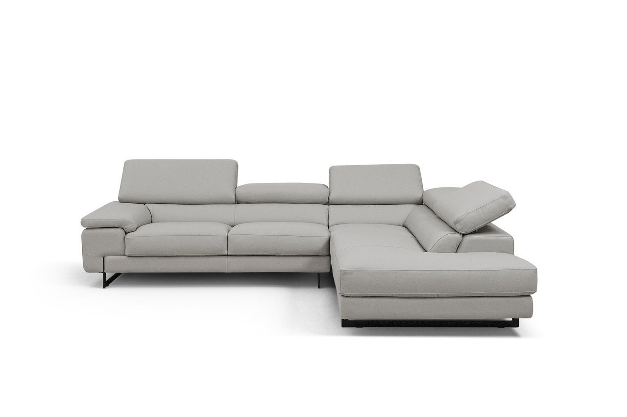 Exclusive 100% Italian Leather Sectional - Click Image to Close