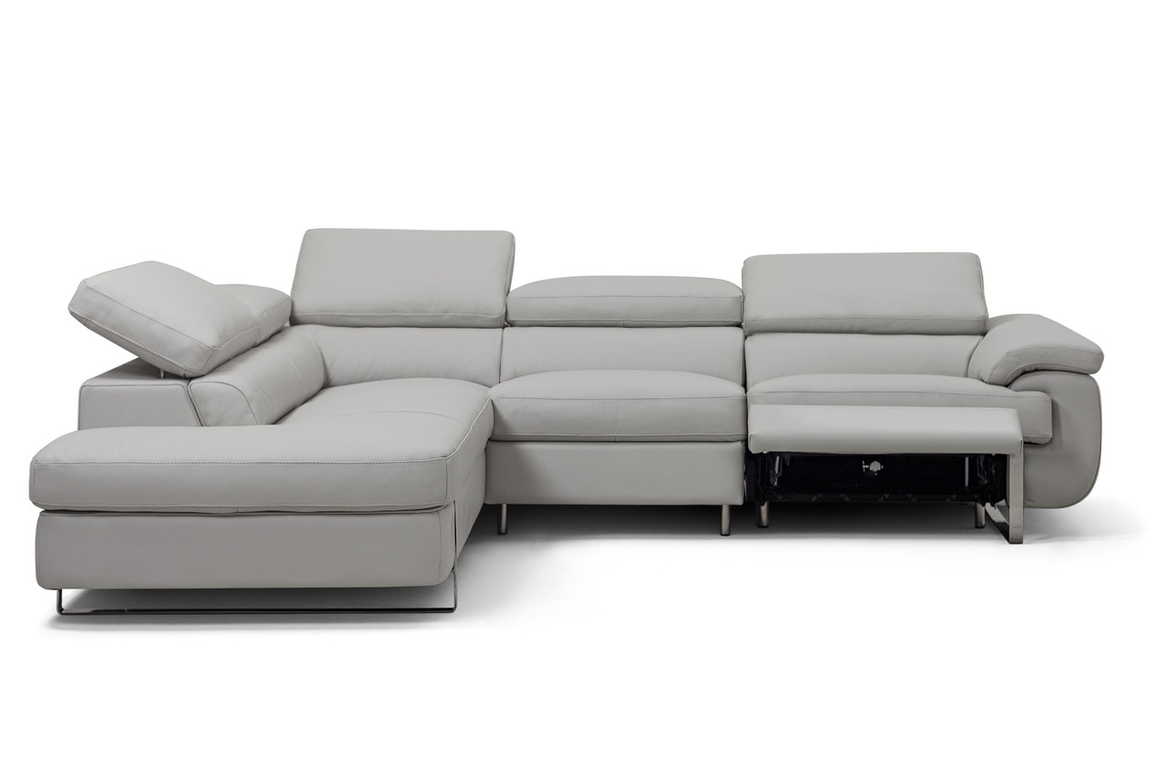 Exclusive 100% Italian Leather Sectional - Click Image to Close