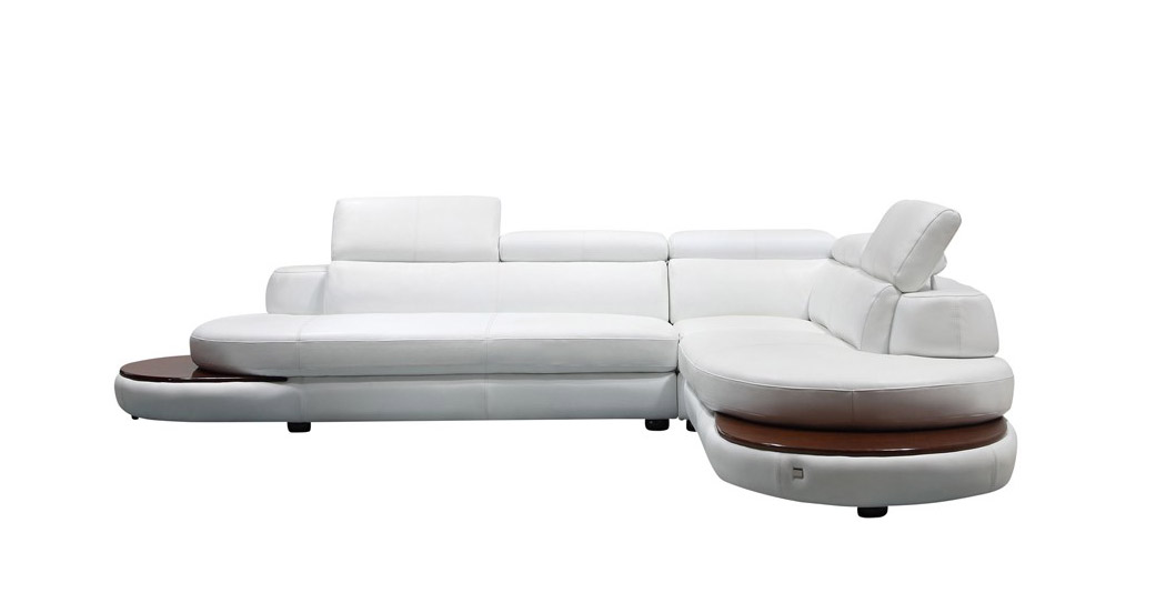 Exclusive 100% Italian Leather Sectional - Click Image to Close