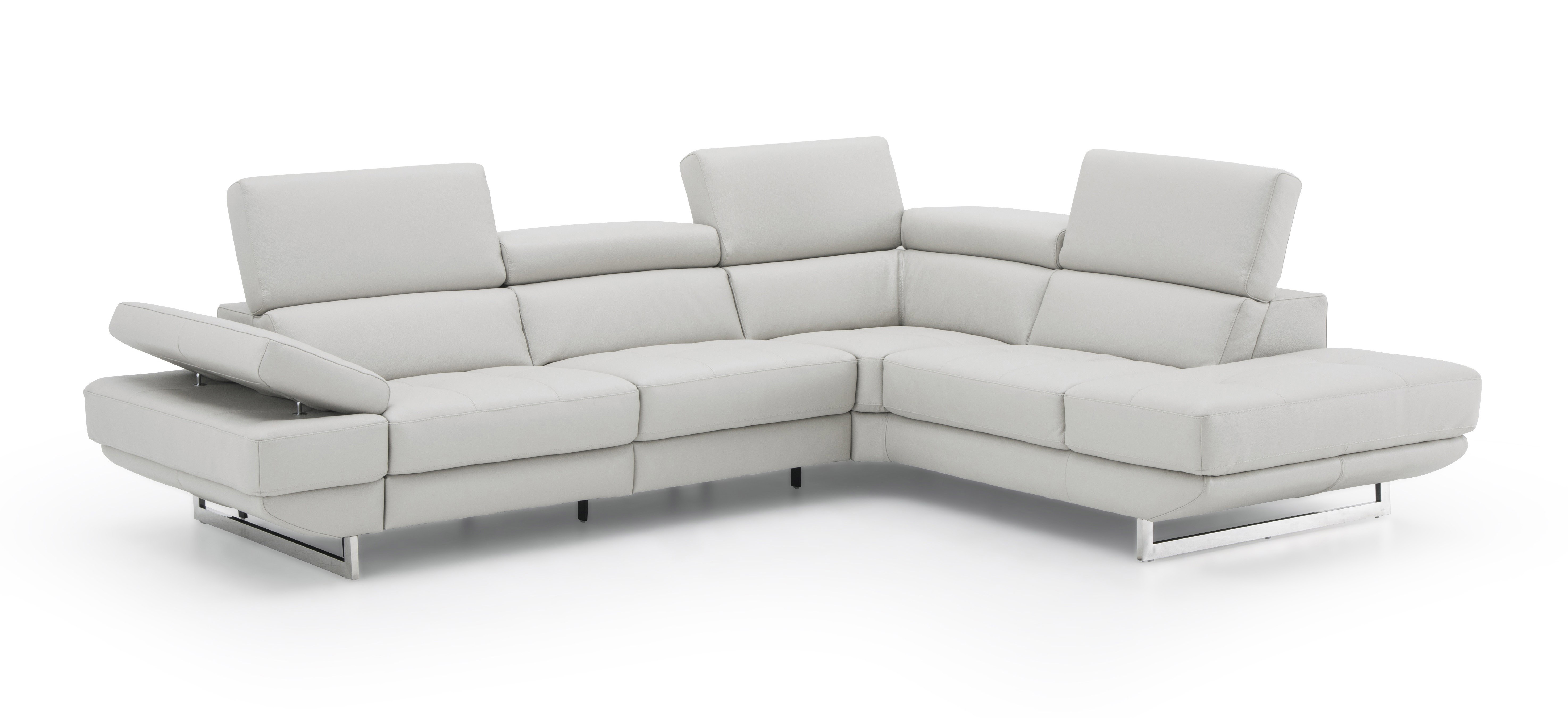 Advanced Adjustable Full Leather Corner Couch - Click Image to Close