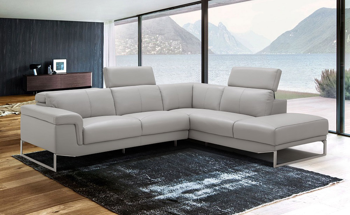 Advanced Leather Curved Corner Sofa