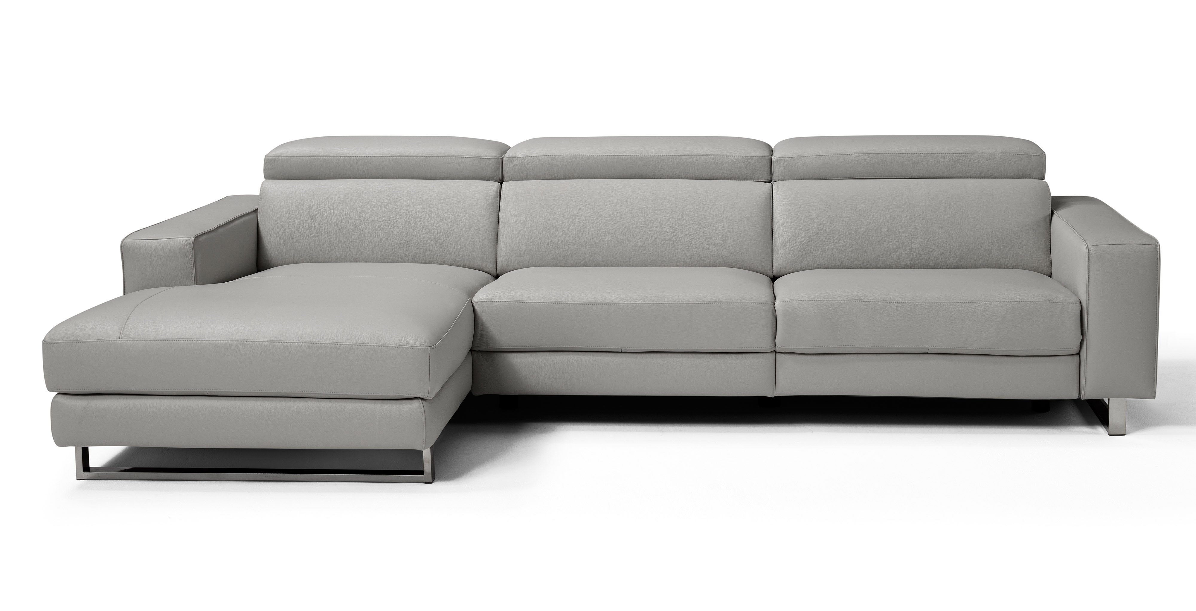 Luxurious Sectional Upholstered in Real Leather - Click Image to Close