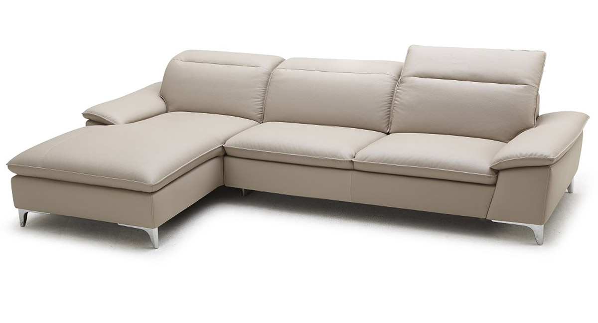 Elite Full Italian Leather Sectionals Reno Nevada J&MFurniture1911BTaupe