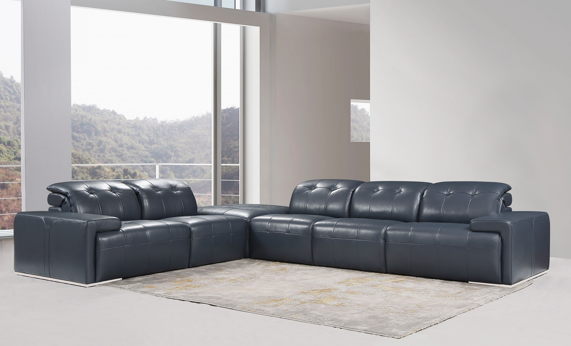Luxury Corner Sectional L-shape Sofa Louisville Kentucky J&M-Furniture ...