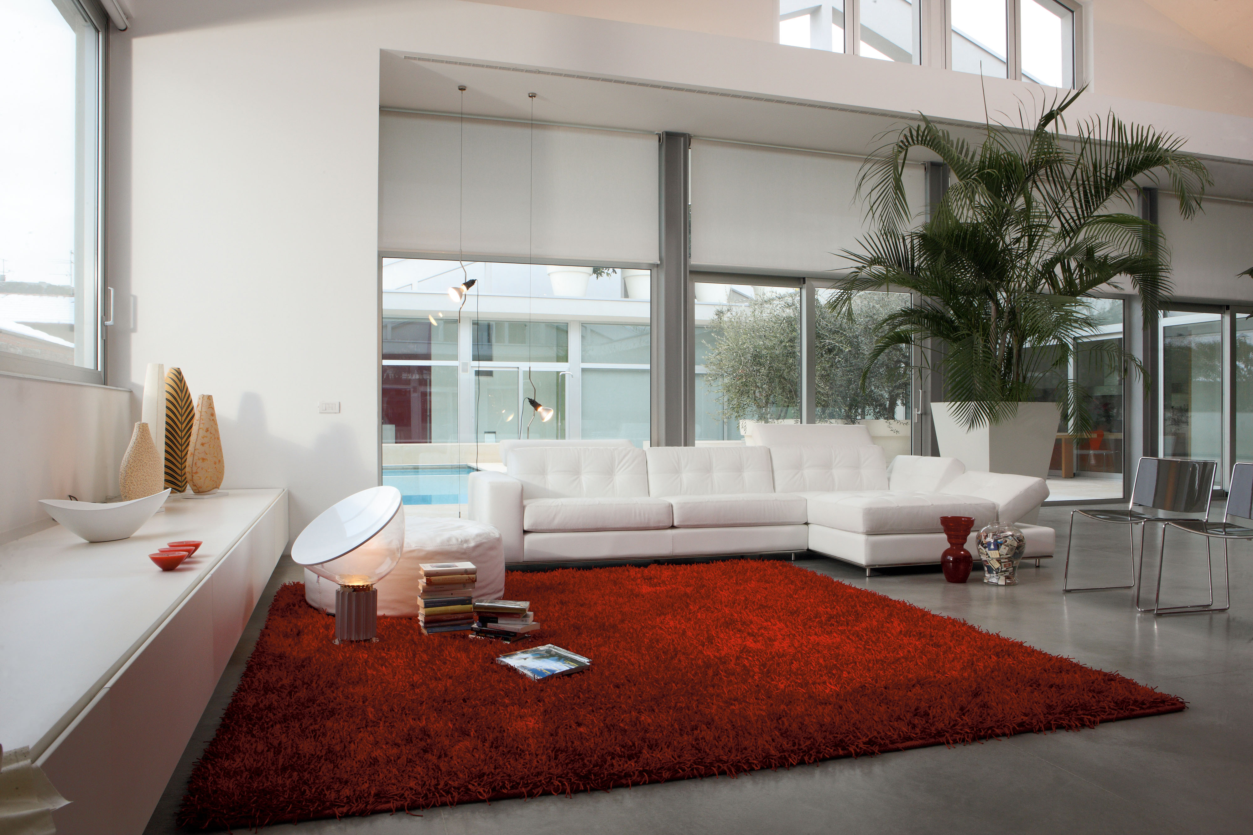 Graceful Covered in All Leather Sectional - Click Image to Close