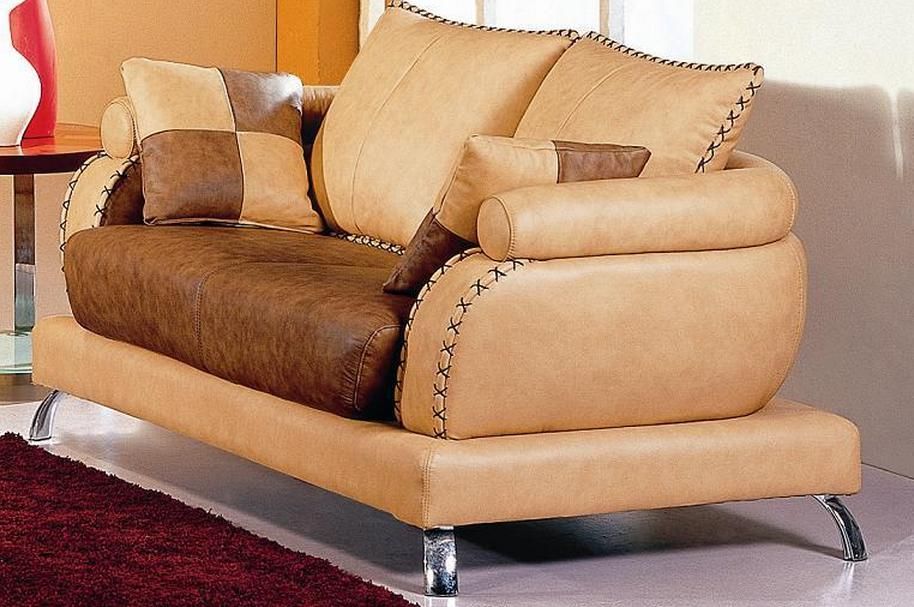Camel Two Toned Leather Sofa Set Milwaukee Wisconsin V2222 Camel Two Toned Leather Sofa Set Larger Image