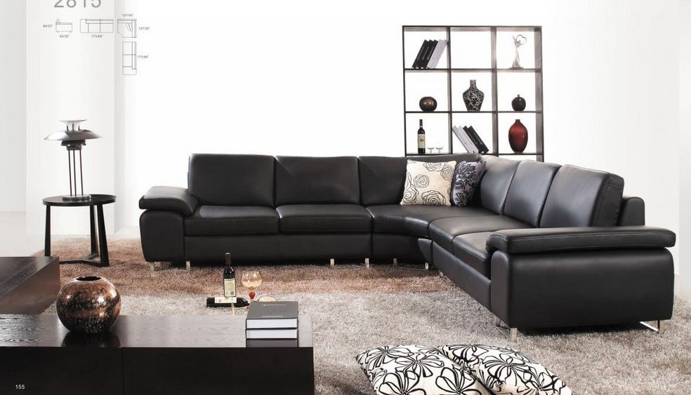 Contemporary Style Bonded Leather Living Room Furniture