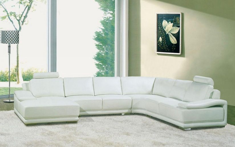 Unique Bonded Italian Quality Lshape Furniture Hialeah Florida V8008