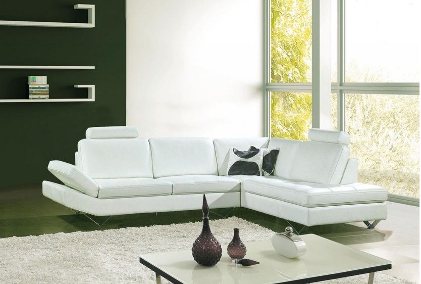 Overnice Bonded Leather Corner Couch Rochester New York V8013