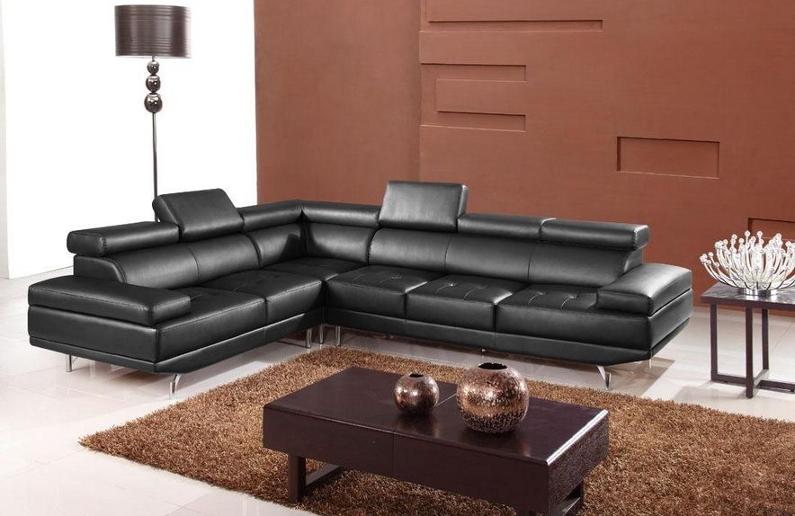 Luxurious Living Room Bonded Sectional Colorado Springs V9054 Quality Bonded Leather Corner Sectional Sofas
