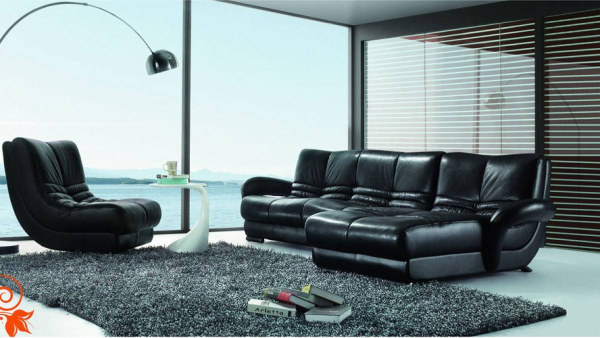 Luxury Half Leather Corner Couch Augusta-Richmond County Georgia VBO3924