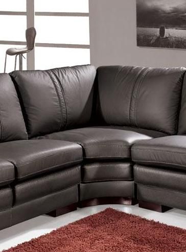 Adjustable Advanced Designer Half Leather Sectional - Click Image to Close