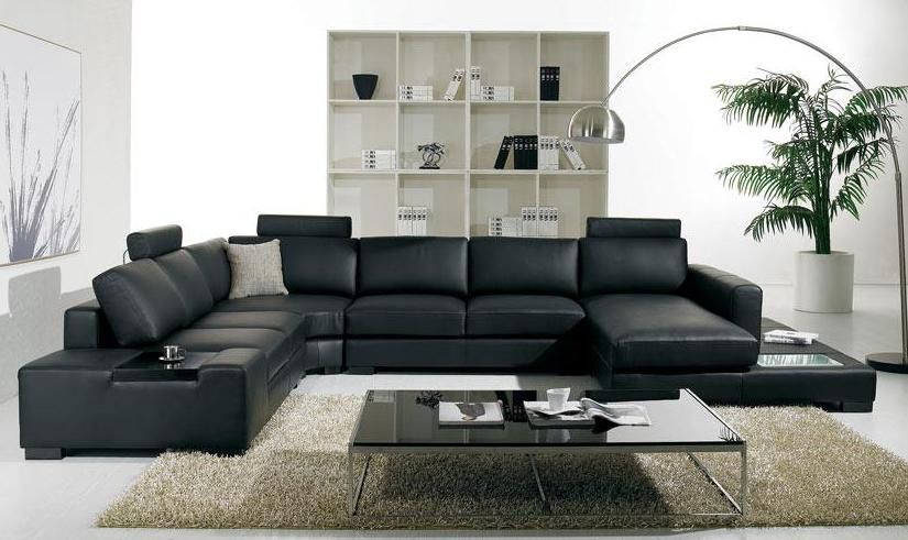 Adjustable Advanced Covered in Bonded Leather Sectional - Click Image to Close