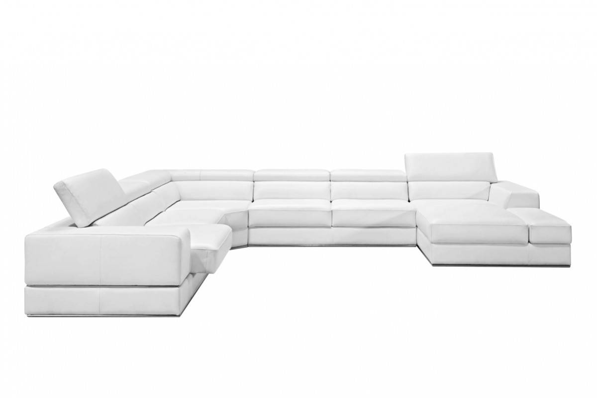 Elite Sectional Upholstered in Real Leather - Click Image to Close