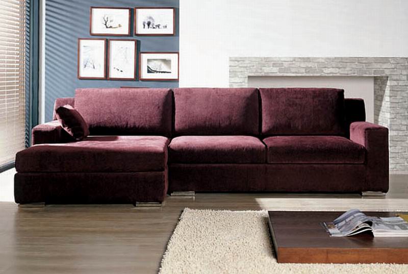 Microfiber fabric sectionals. Corner sofa bed. Slipcovered sofas