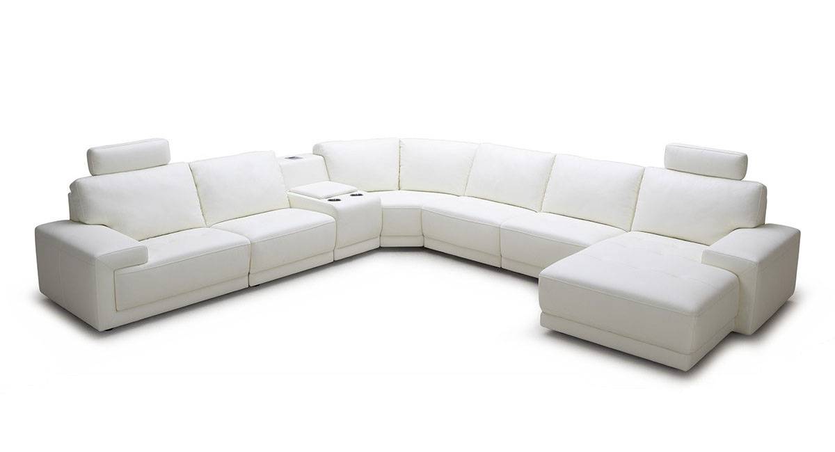 Stylish Top Grain Leather Sectional Glendale Arizona VCypress1830