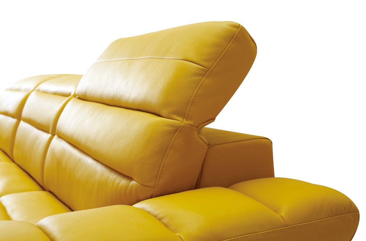 Advanced Adjustable Furniture Italian Leather Upholstery with Soft Seats - Click Image to Close