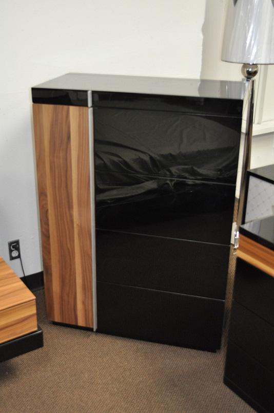 Exclusive Contemporary Design Black Lacquered Chest of Drawers Shop
