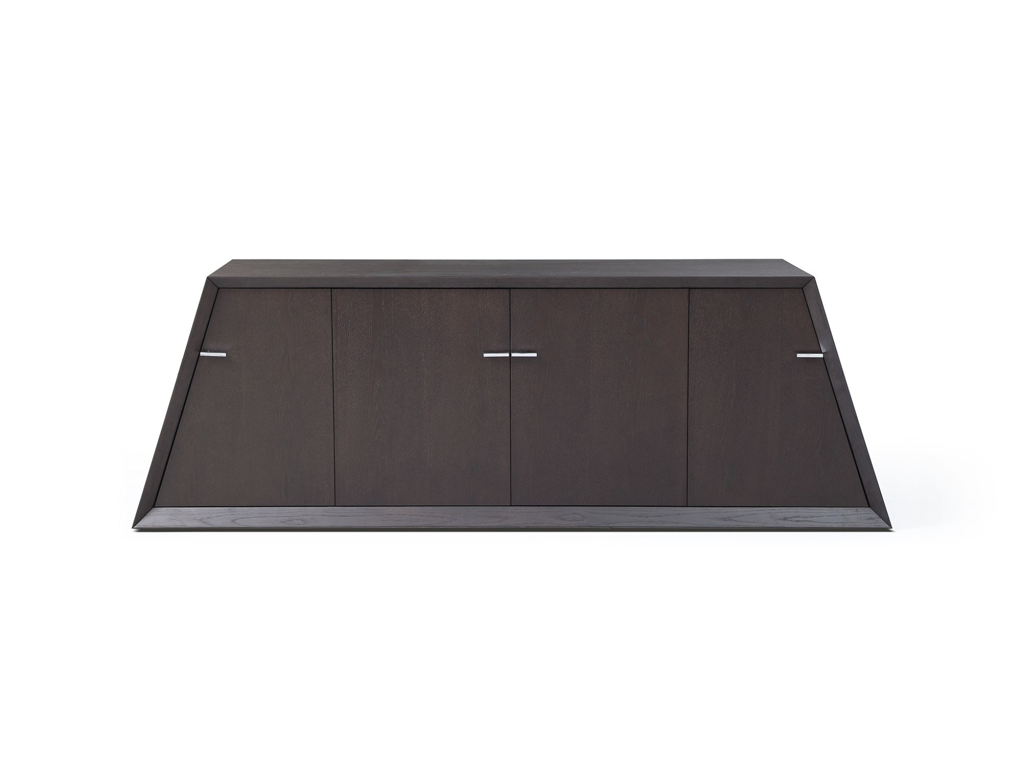 4 Doors Wenge Oak Buffet for Living Room - Click Image to Close
