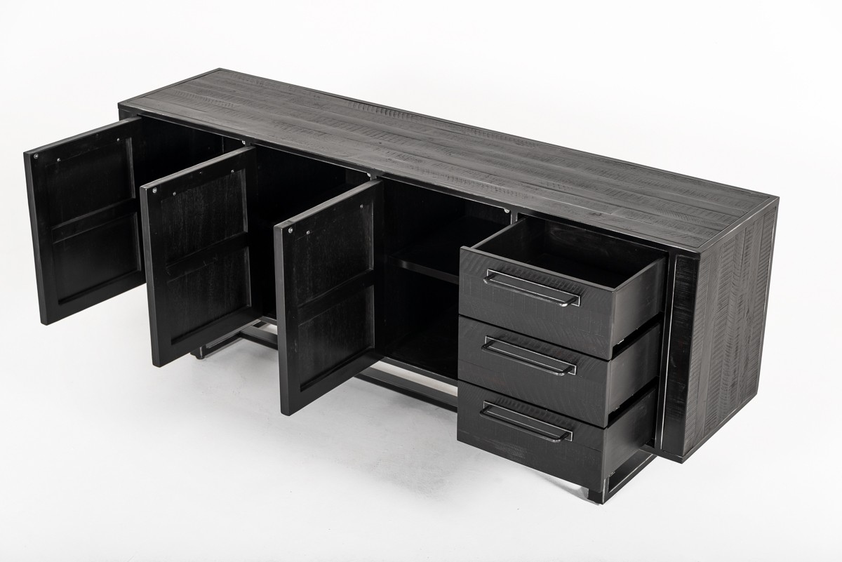 Black Acacia Buffet for Dining Room