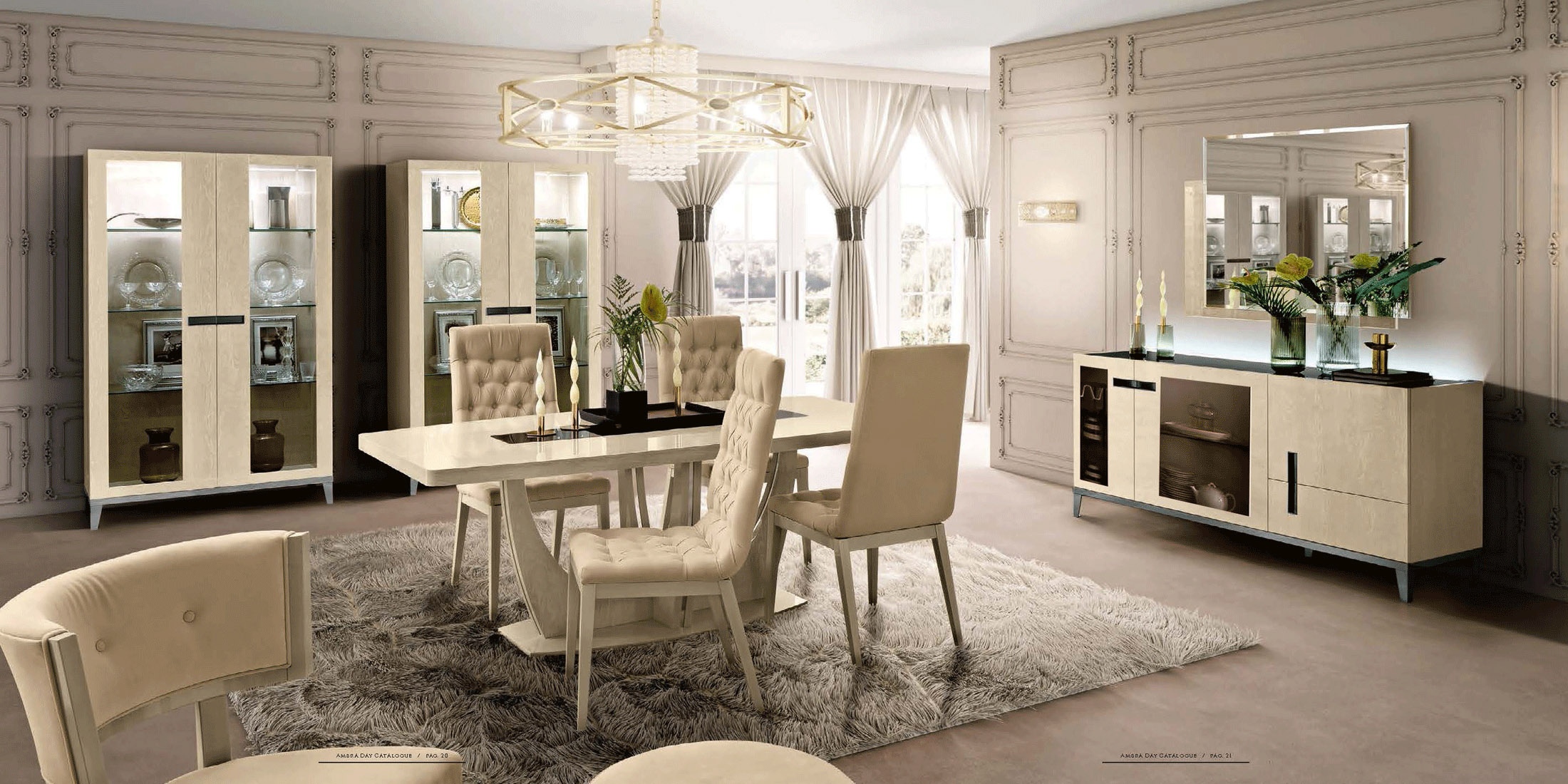 Two Door China Cabinet for Modern Homes