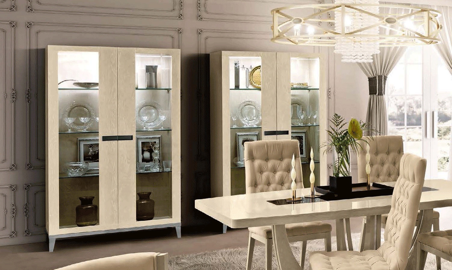 Two Door China Cabinet for Modern Homes - Click Image to Close