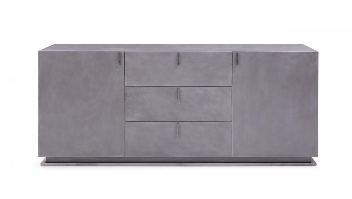 Modern Grey Buffet for Dining Room - Click Image to Close