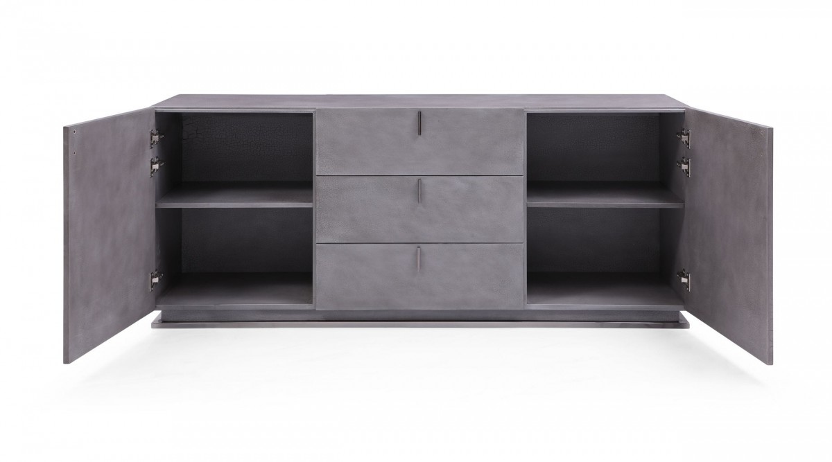 Modern Grey Buffet for Dining Room - Click Image to Close