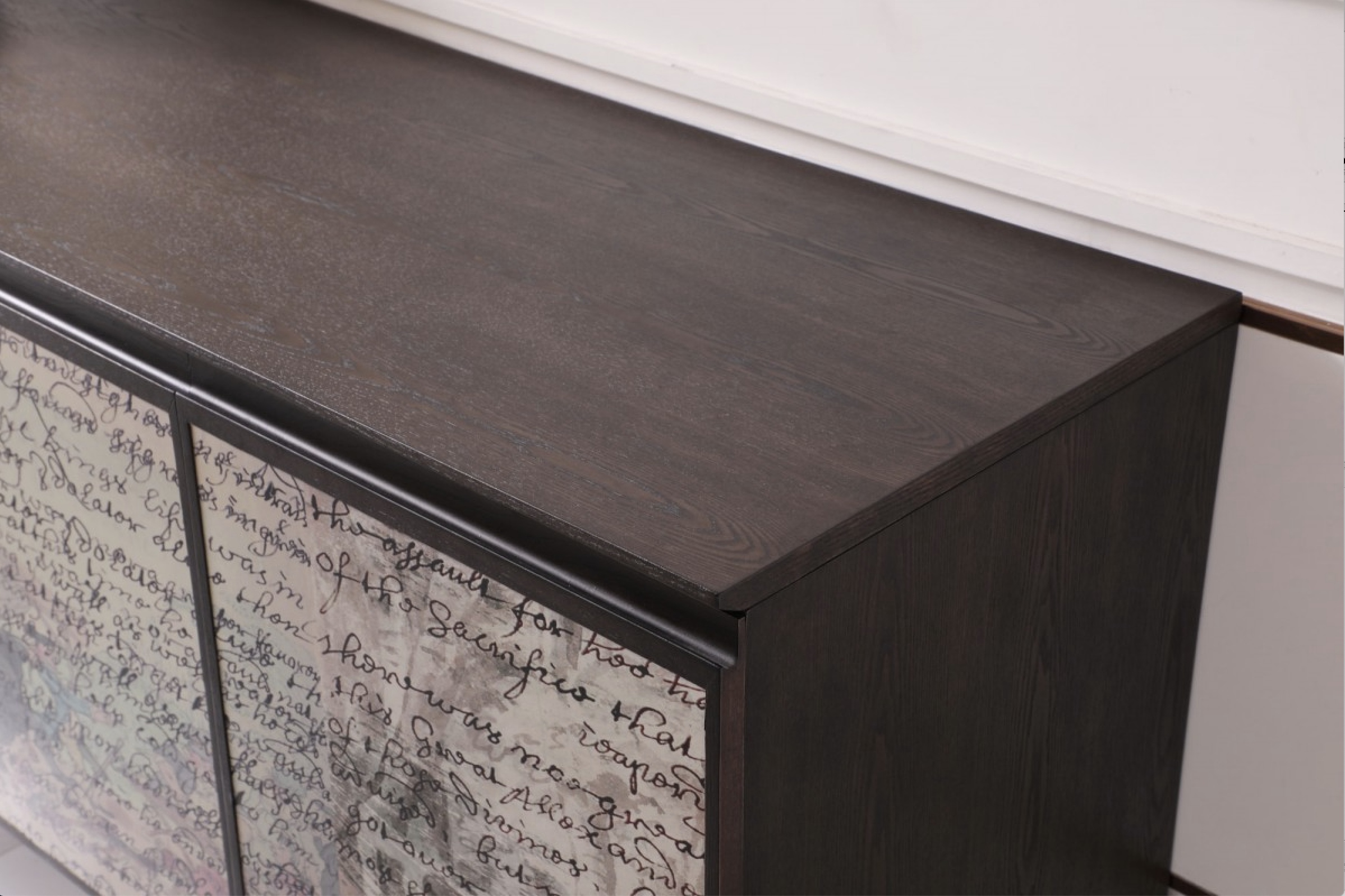 Modern Smoked Ash Buffet for Dining Room - Click Image to Close