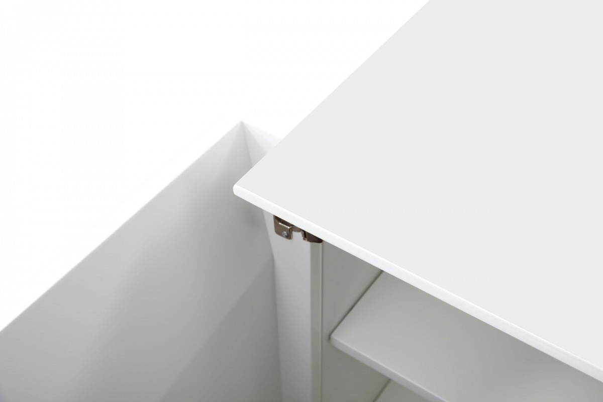 Modern White High Gloss Dining Buffet - Click Image to Close