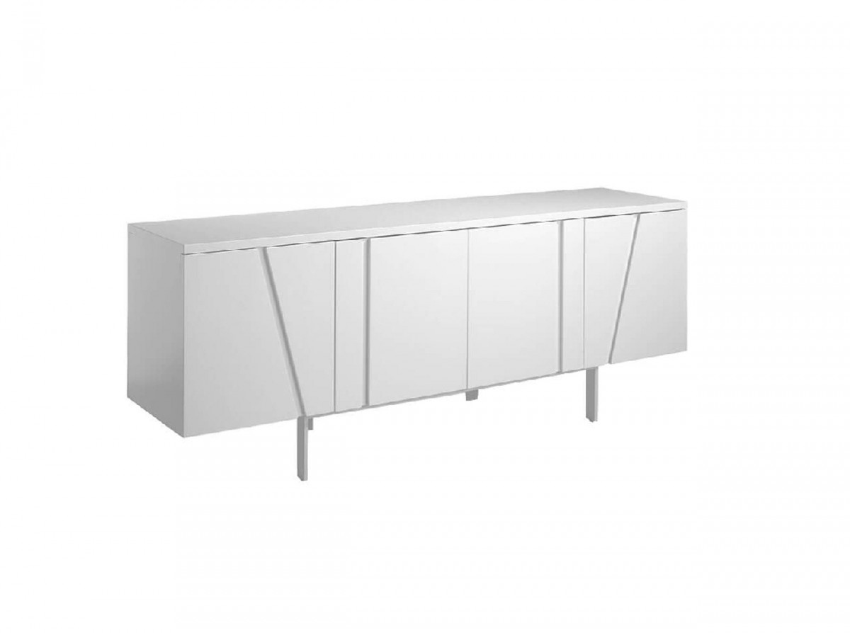 Modern White Veneer Buffet for Living Room - Click Image to Close