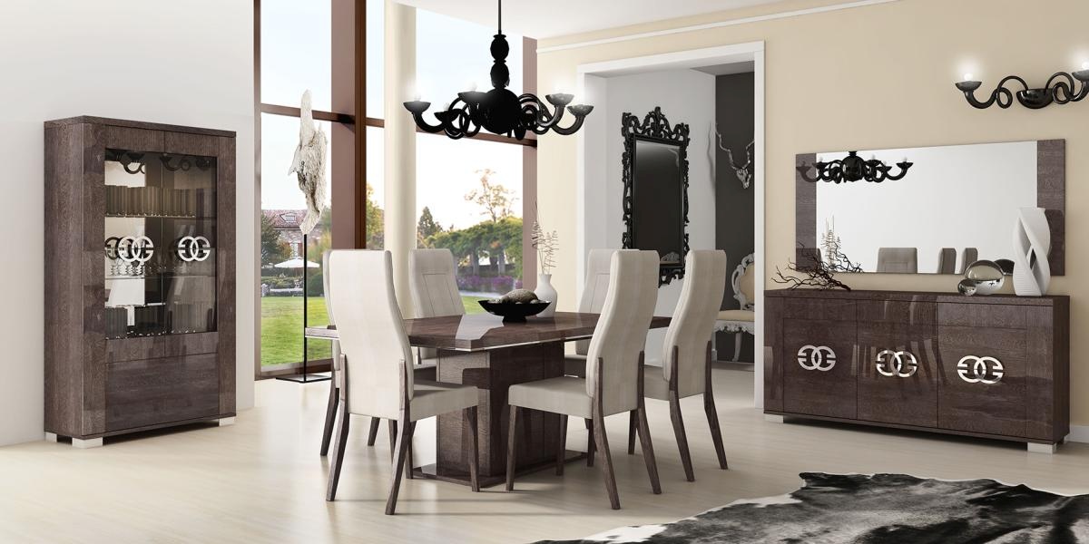 European Design 3-Door Buffet with Mirror for Dining Rooms - Click Image to Close