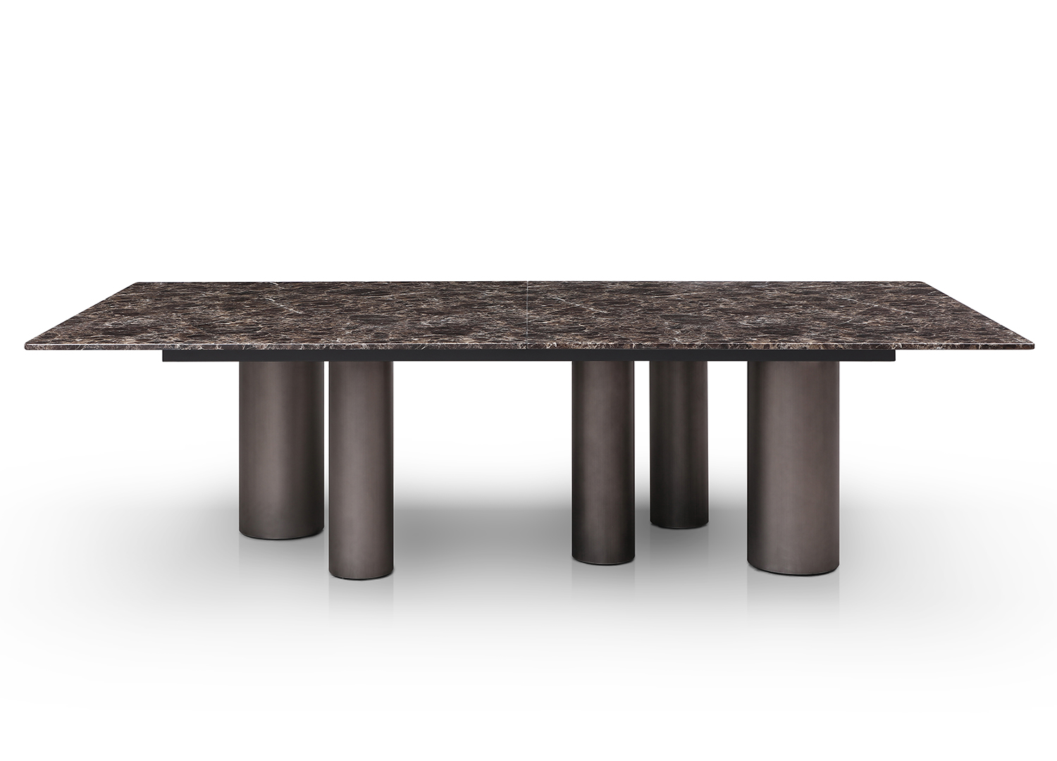 Five Piece Rich Chocolate Brown Dining Set - Click Image to Close