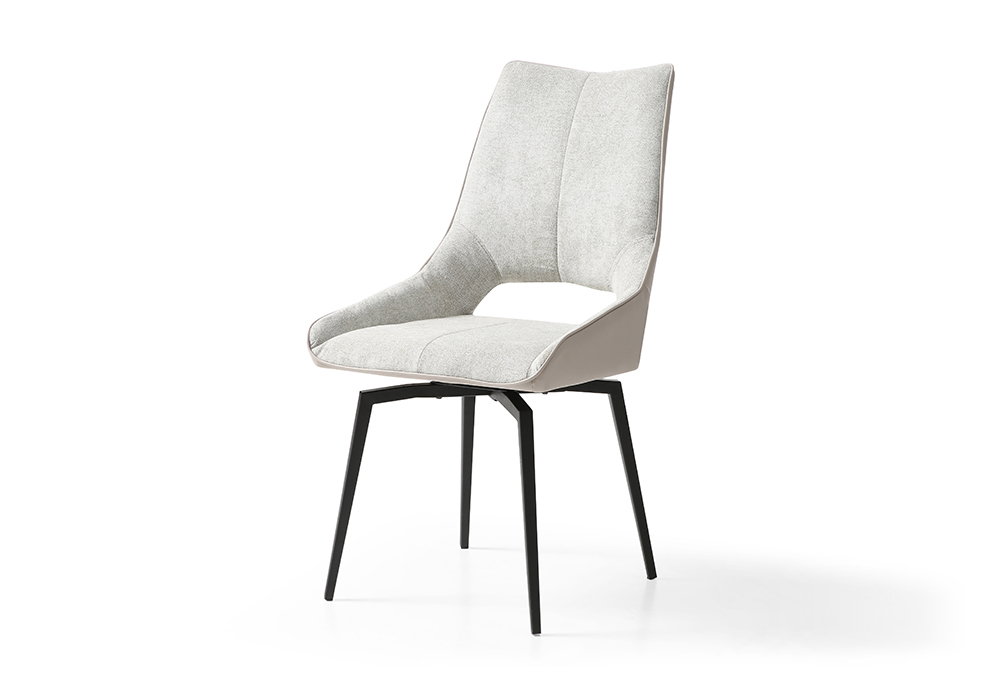 Overnice Fabric Seats Dining Room Design