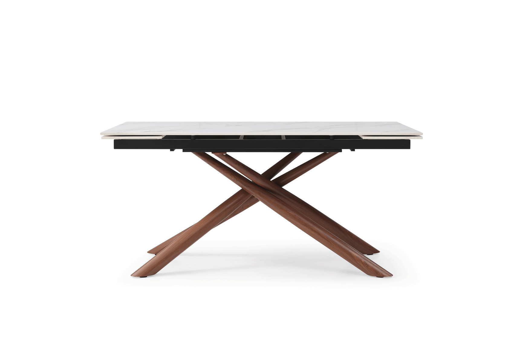 Rectangular Extendible Dining Table for Large Family - Click Image to Close