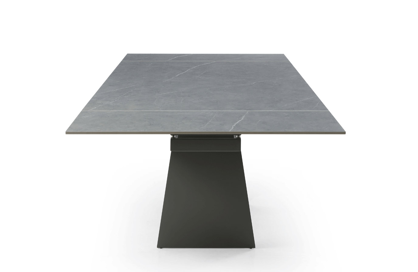 Modern Dining Table with Designer Base and Chairs