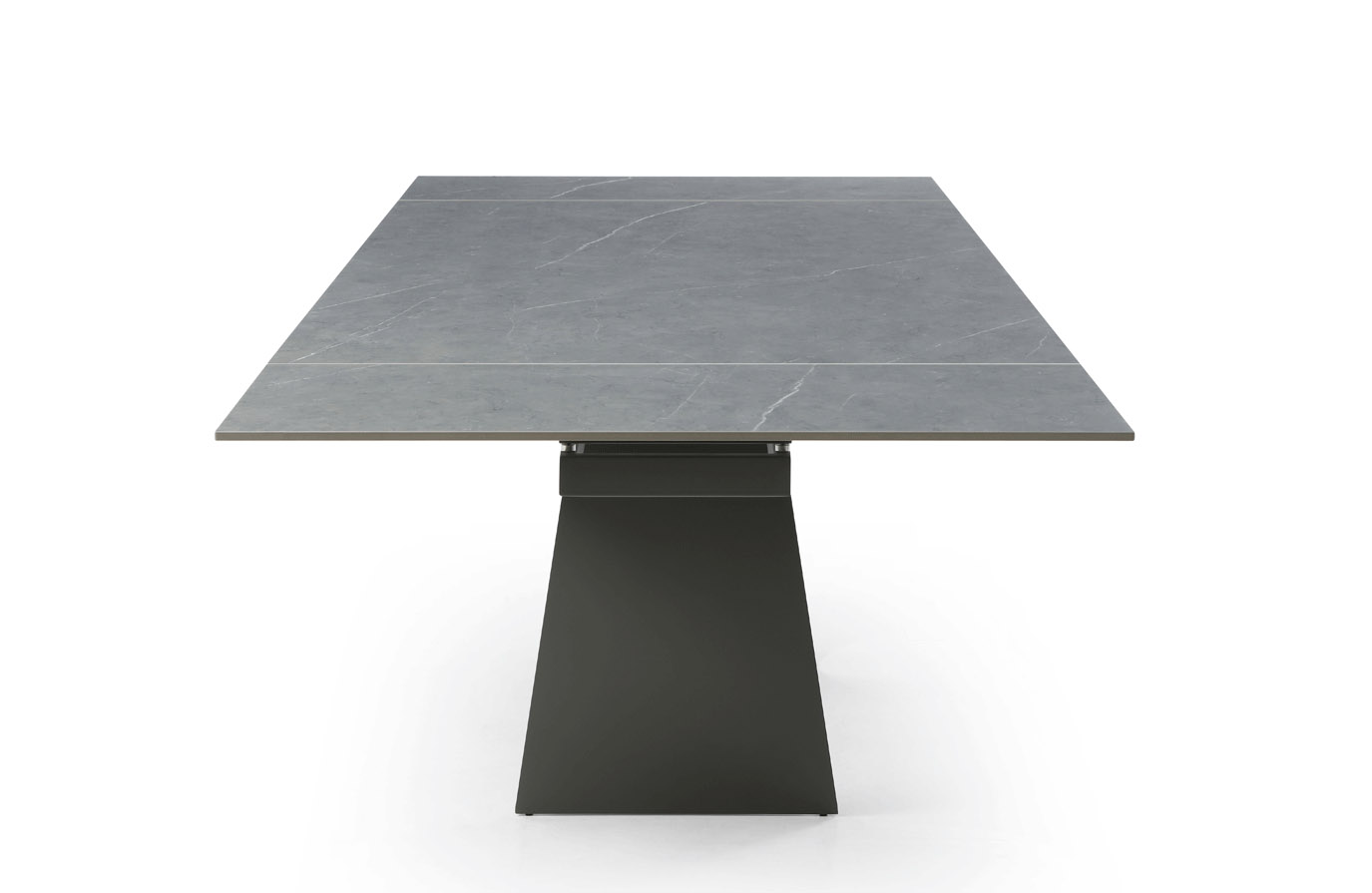 Modern Dining Table with Designer Base and Chairs - Click Image to Close