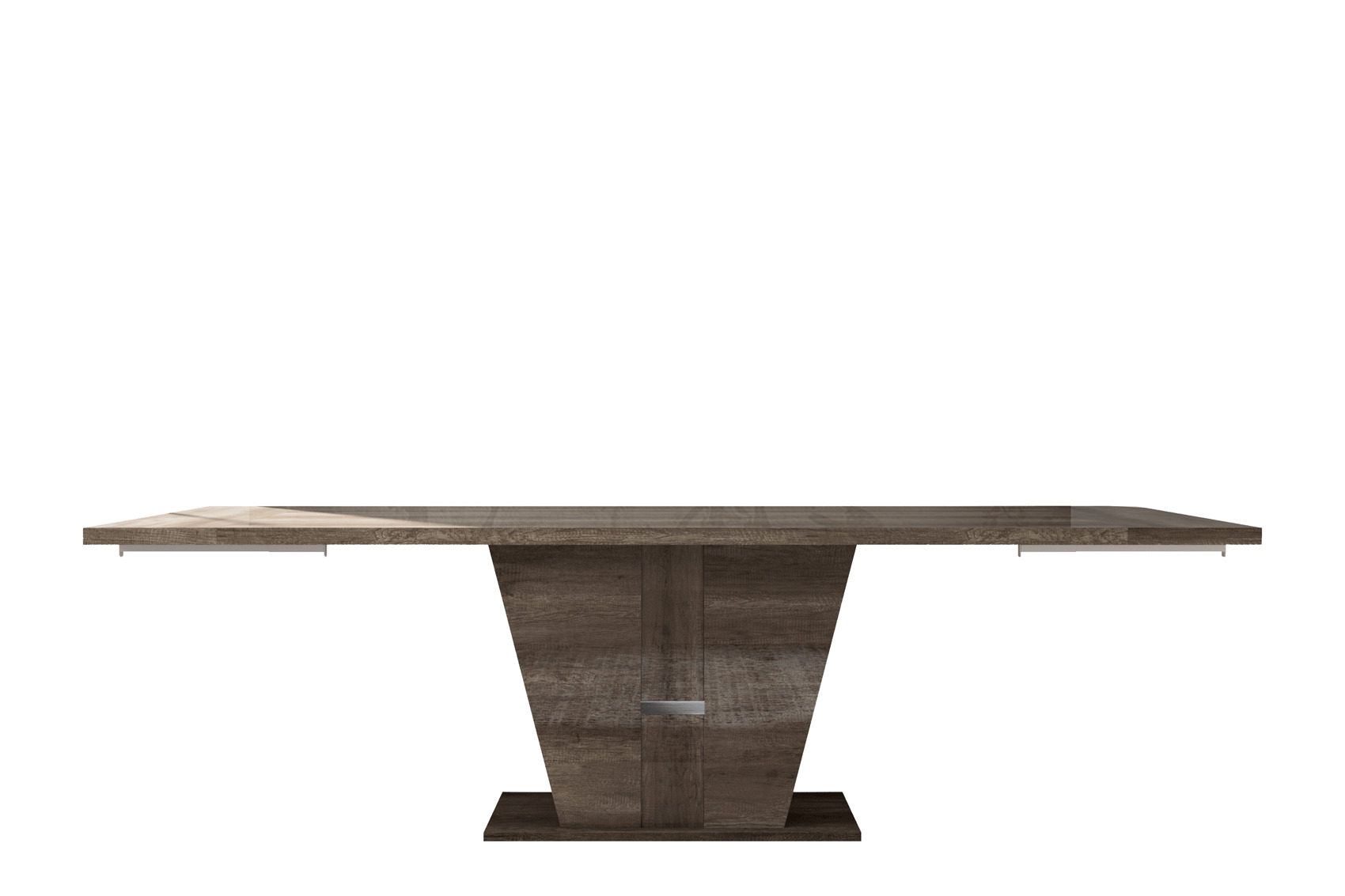 Exotic Rectangular in Wood Top Leather Dining Room Furniture - Click Image to Close