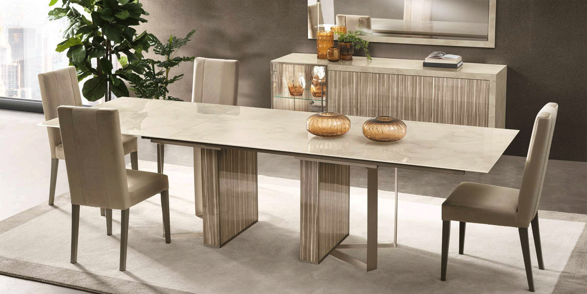 Modern Extendable Wooden Furniture Dining Room Sets - Click Image to Close