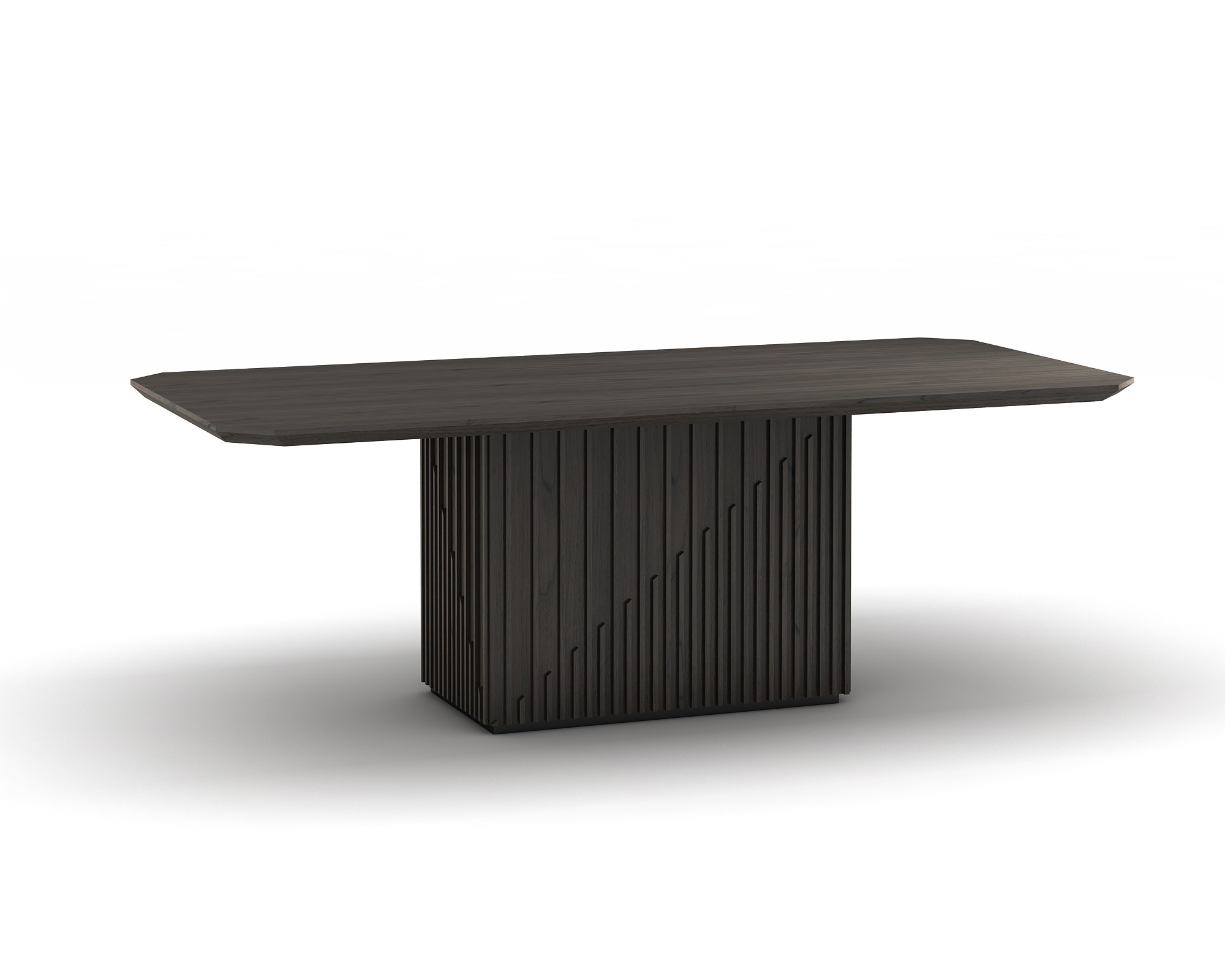 Contemporary Rectangular in Wood Modern Dining Table Sets - Click Image to Close