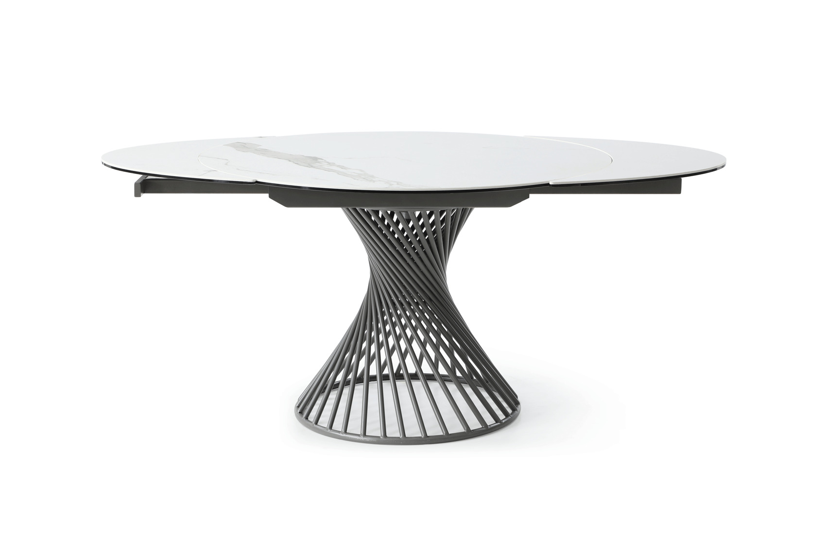 Contemporary Design Stylish Oval Modern Dining Set - Click Image to Close