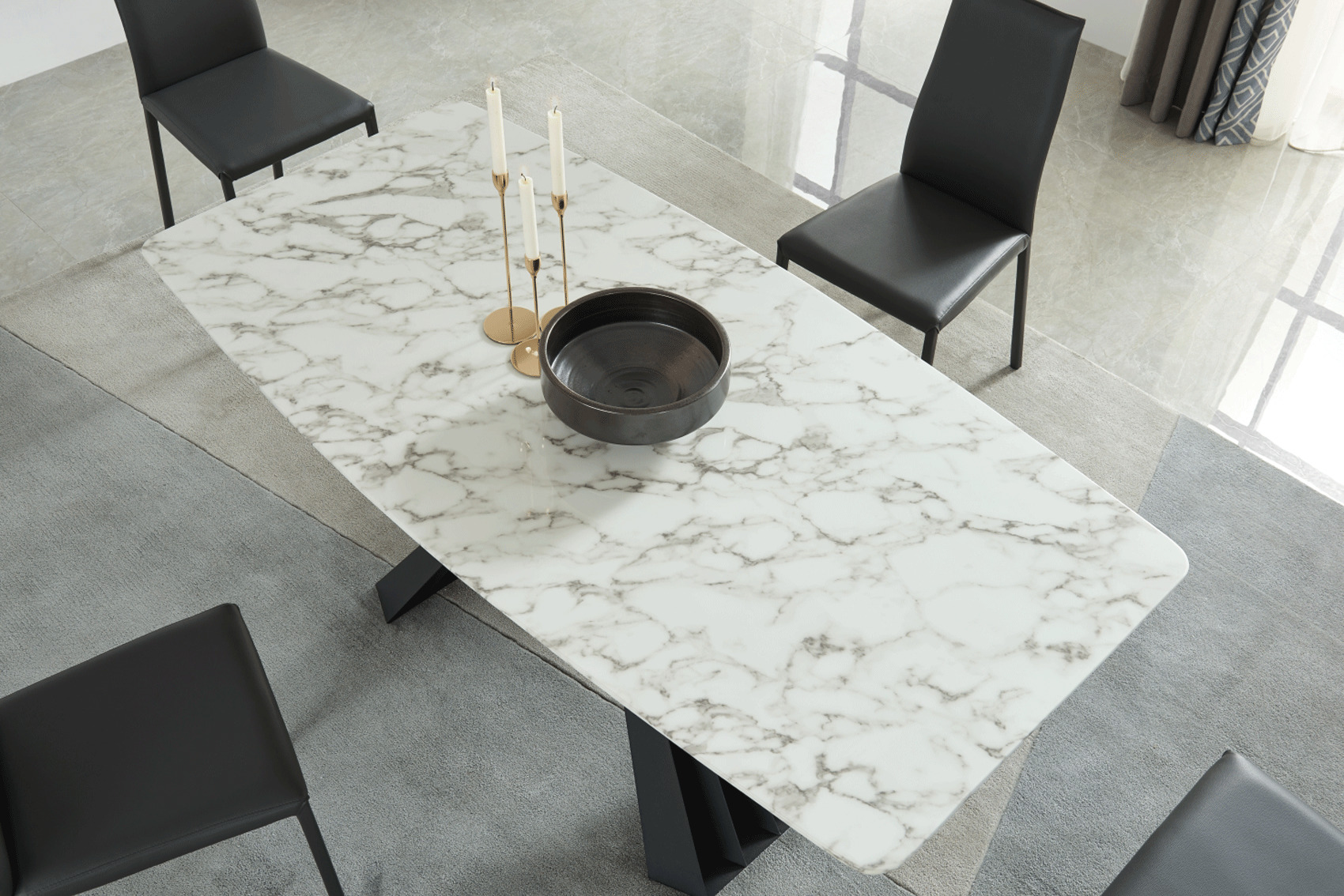 Unique Marble Dining Set Furniture - Click Image to Close