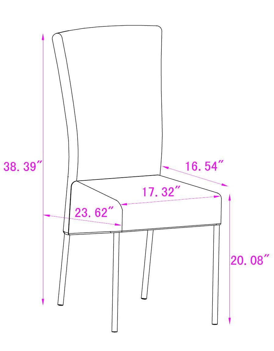 Elite Rectangular Metal with Glass Top Dining Set Furniture - Click Image to Close