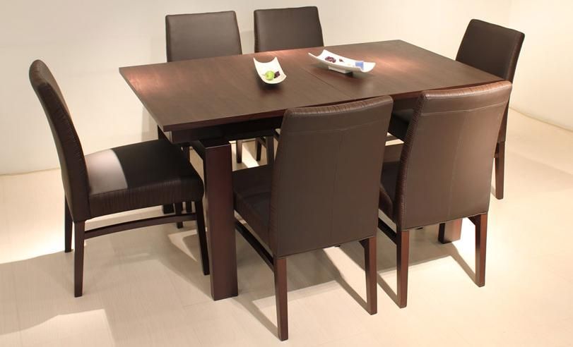 Wooden Extendable Dining Table 318 - Click Image to Close