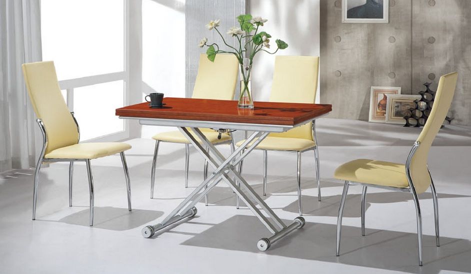 Contemporary Foldable Dining Table with Metal Base Fullerton California ESF2166