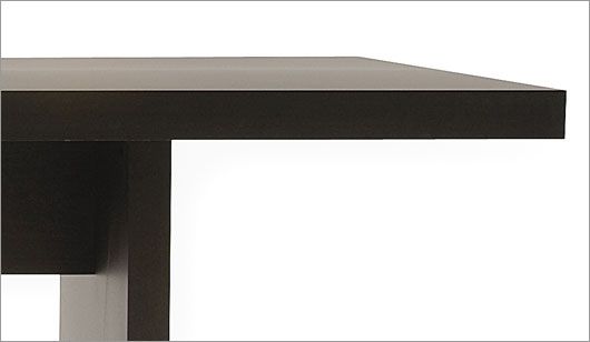 Multi Contemporary Look Dining Table in Wenge or Walnut Finish - Click Image to Close