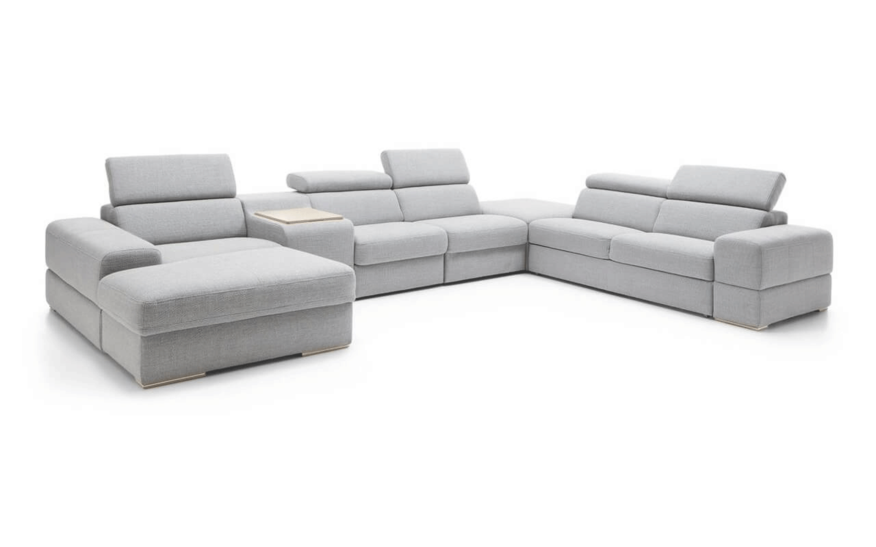 Fabric Contemporary Sectional Sofa - Click Image to Close